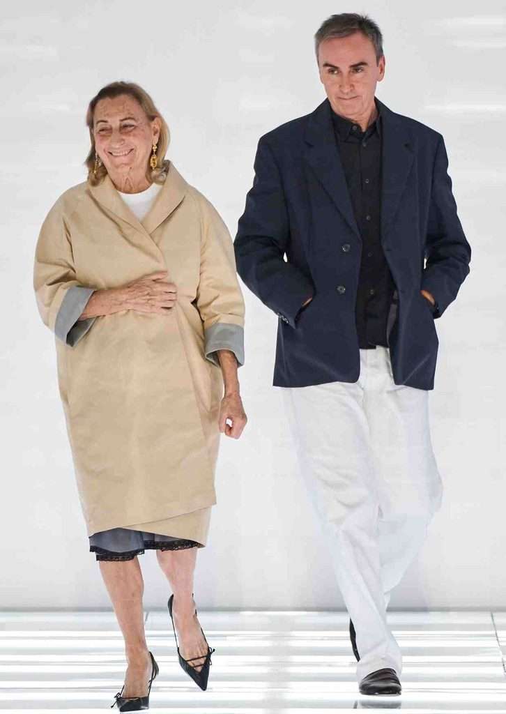 Miuccia Prada and Raf Simons serve as co-creative directors of Prada